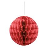 Suspension boule en papier rose
