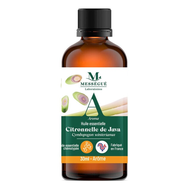 Huile essentielle citronnelle de Java Mess&eacute;gu&eacute; 30ml