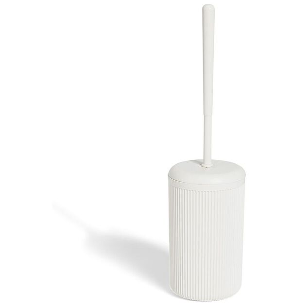 Brosse WC grise ou beige &Oslash;9,5xH34cm.