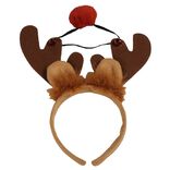 Serre-t&ecirc;te renne et nez rouge