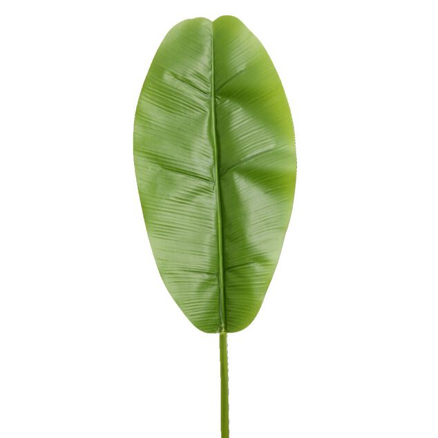 Feuille artificielle bananier vert L117cm