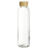 Bouteille en verre avec bouchon en bambou 750 ml