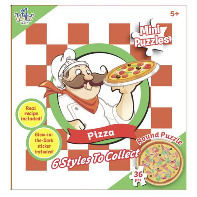 Puzzle rond pizza 36 pi&egrave;ces