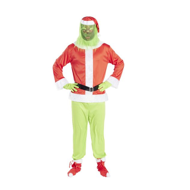 Déguisement Grinch 6 pièces Taille S/M