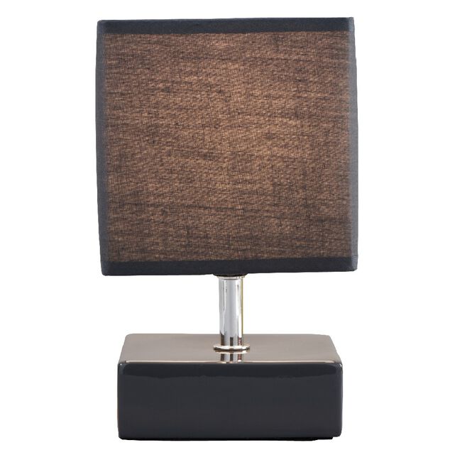Lampe carr&eacute;e grise