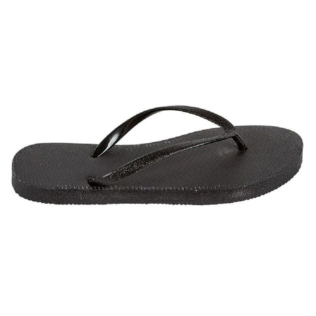 Tong pour femme noir paillet&eacute; taille 40/41