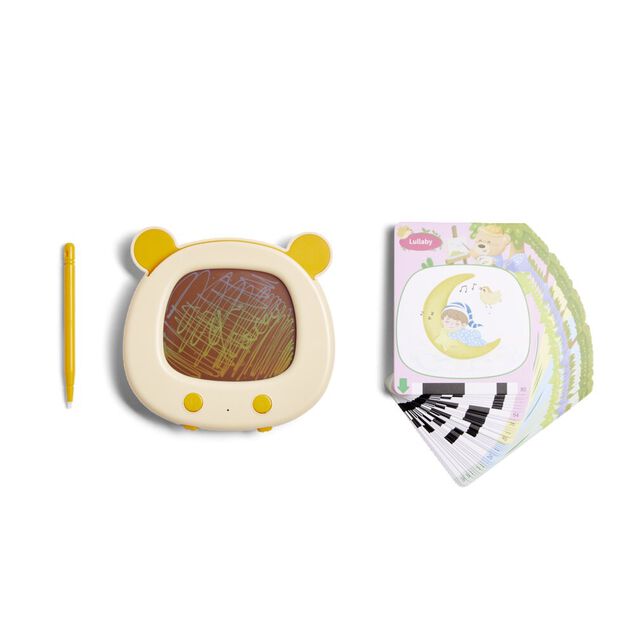 Tablette d'&eacute;criture &eacute;cran LCD 13,7x13x&eacute;p2,5cm