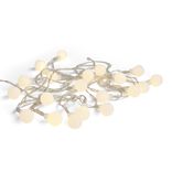 Guirlande lumineuse boules 20LED blanc chaud 2,8m