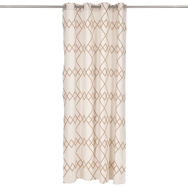 Rideau polycoton 140x240cm berbère beige