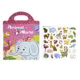 Carnet de sticker enfant animal 31x60cm