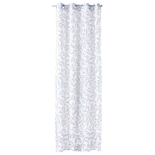 Voilage à oeillets imprimé géométrique 140x240cm