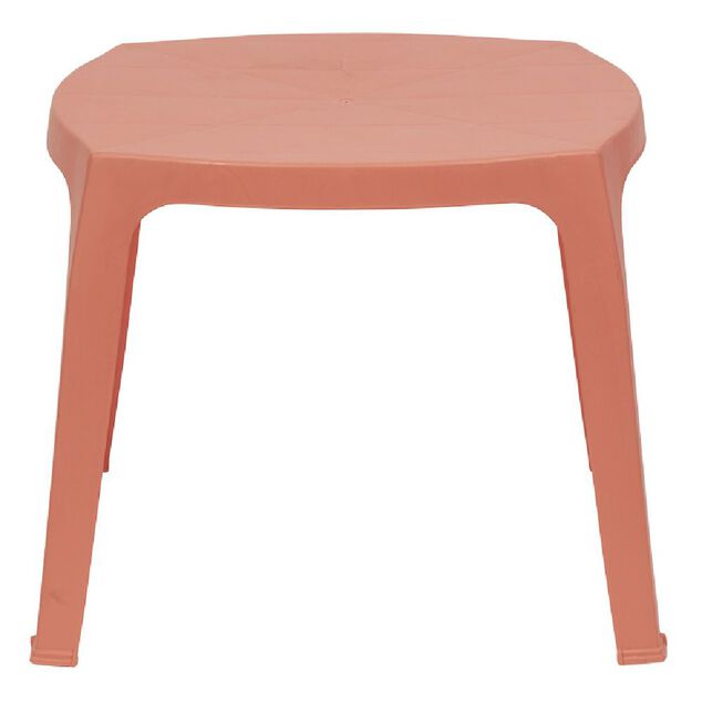 Table de jardin enfant corail 56x51xH45cm