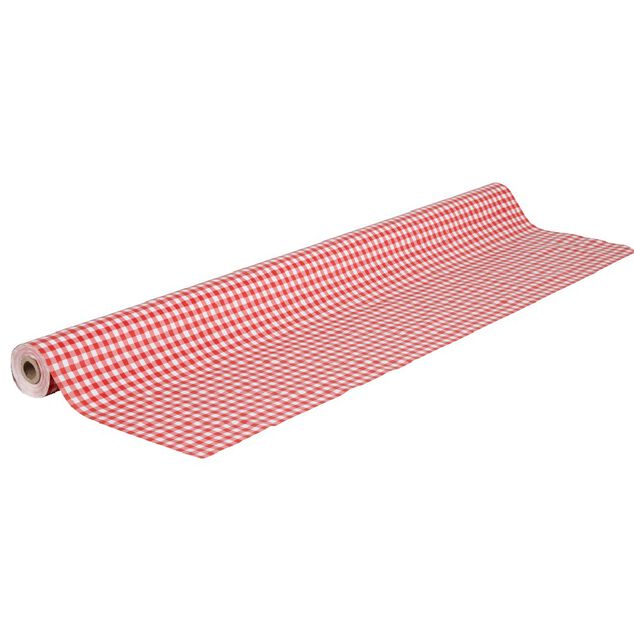 Toile cir&eacute;e au m&egrave;tre imprim&eacute; vichy