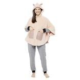 Poncho chat rose taille XS/S