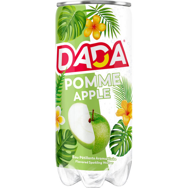 Boisson Dada eau p&eacute;tillante aromatis&eacute;e pomme 33cl