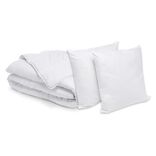 Pack couette temp&eacute;r&eacute;e 210x230cm et 2 oreillers moelleux 60x60cm