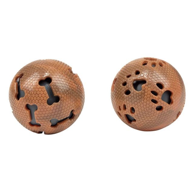 Jouet pour chien 5 pi&egrave;ces corde, balle, plaid, peluche &eacute;cureuil marron 22x30x10cm