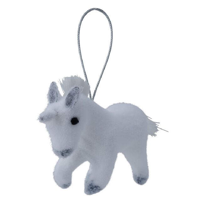 Suspension licorne blanche