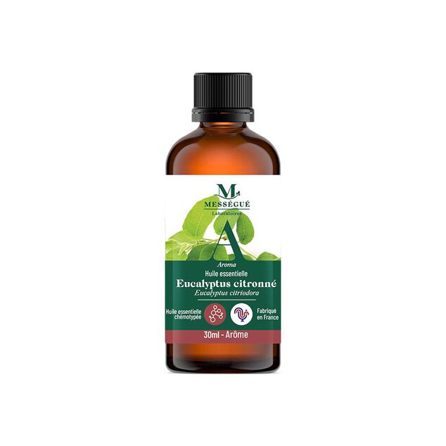 Huile essentielle eucalyptus citronn&eacute; Mess&eacute;gu&eacute; 30ml