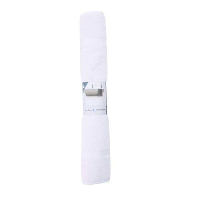 Tapis de bain coton blanc 50x80cm