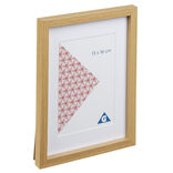 Cadre photo bois clair 18x24cm pour photo 13x18cm