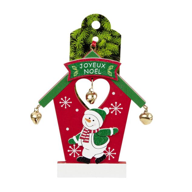 Porte nom design maison de No&euml;l (plusieurs mod&egrave;les)