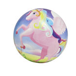 Ballon de plage motif licorne multicolore