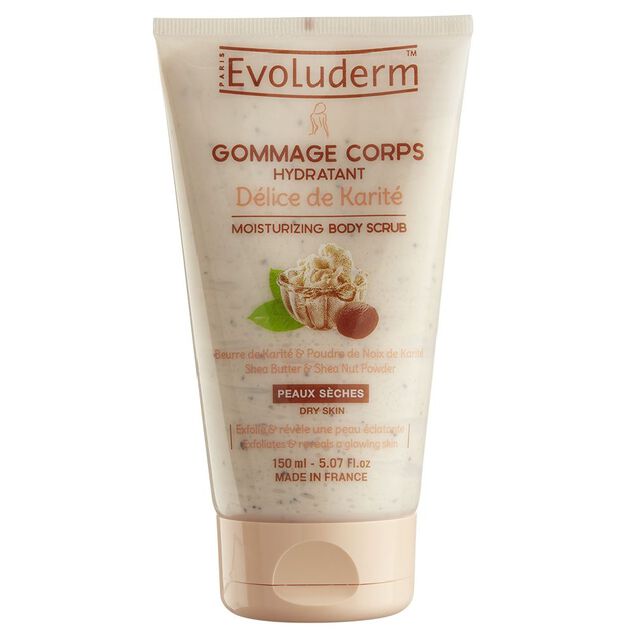 Gommage corps Evoluderm délice de karité 150 ml