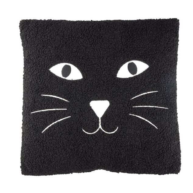 Coussin Halloween visage mignon polyester 40x40cm (3 mod&egrave;les)