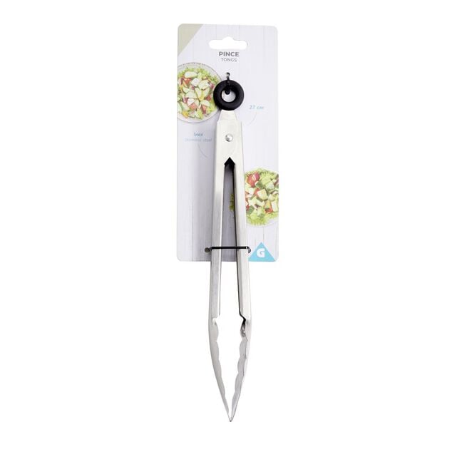 Pince de cuisine en inox L.27cm