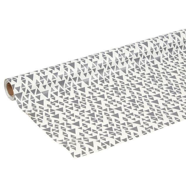 Toile cir&eacute;e imprim&eacute; gris anthracite