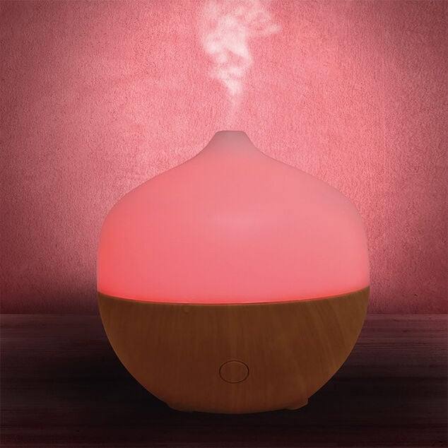 Diffuseur d'huilles essentielles lumineux aux couleurs changeantes