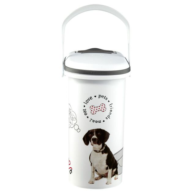 Conteneur &agrave; croquettes pour chien 4L