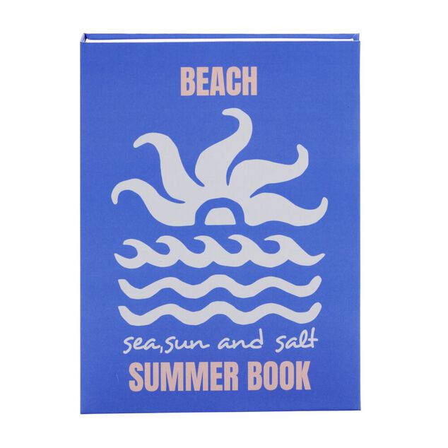 Bo&icirc;te livre d&eacute;corative motif bord de mer 16,5x22cm (2 mod&egrave;les)