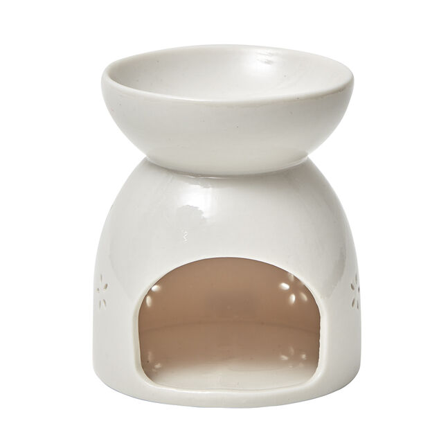 Brûle parfum céramique blanc