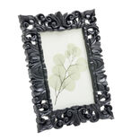 Cadre photo baroque plastique 15x20,6cm pour photo 10x15cm (2 modèles)