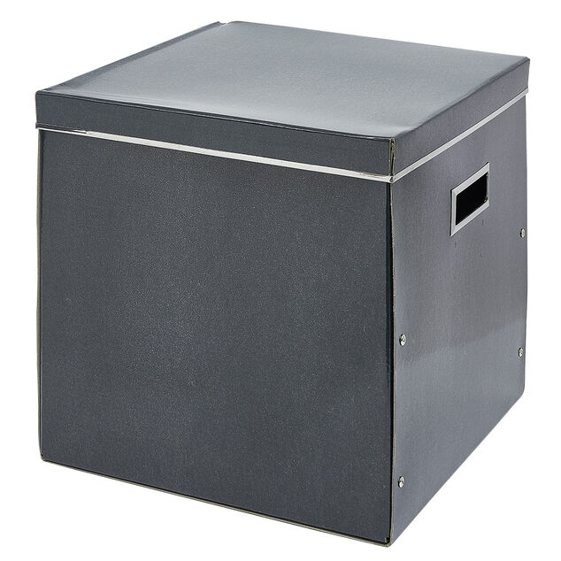 Bo&icirc;te de rangement en carton - 31x30xH31 cm