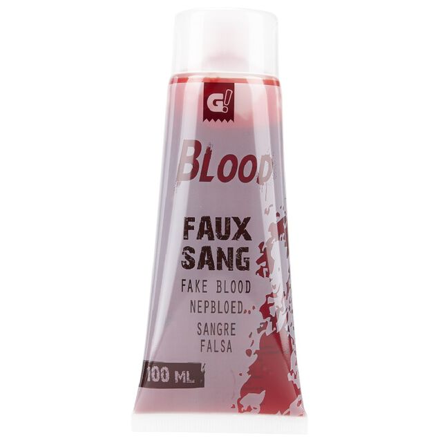 Tube de faux sang Halloween 100 ml