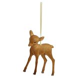 Suspension b&eacute;b&eacute; renne 10x10cm - 2 mod&egrave;les