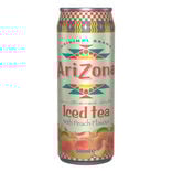 Canette boisson Arizona th&eacute; vert p&ecirc;che miel 50cl