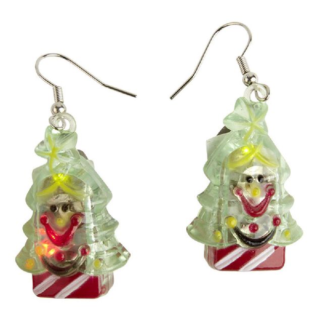 Boucles d'oreille lumineuses 2led