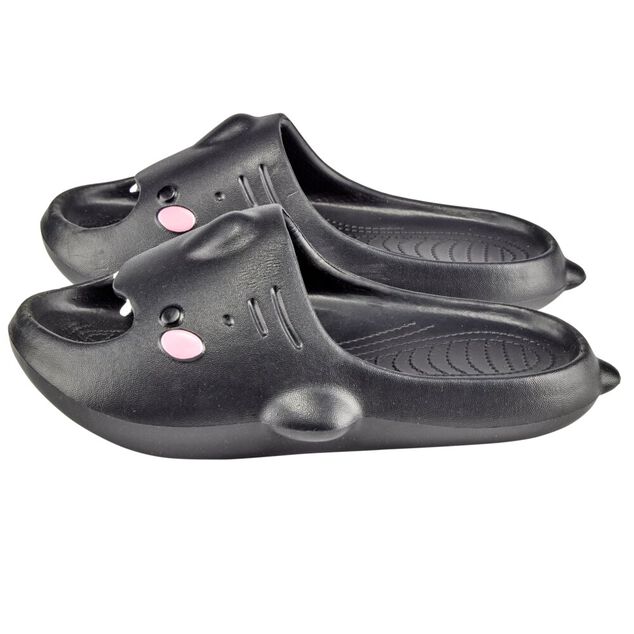 Claquettes raie manta noires 36/37