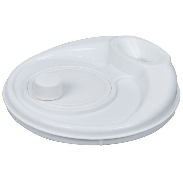 Essoreuse &agrave; salade plastique blanc 4,5l