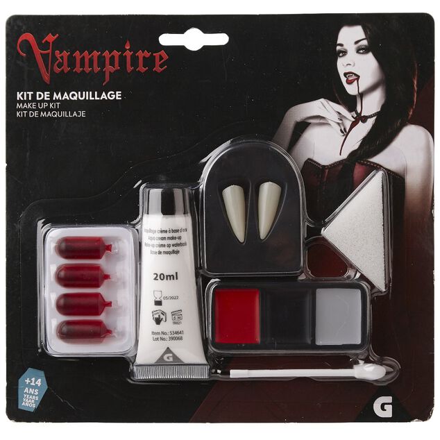 Kit maquillage vampire Halloween Deluxe