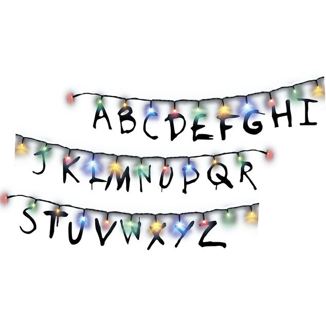 Guirlande lumineuse avec sticker lettre 3m