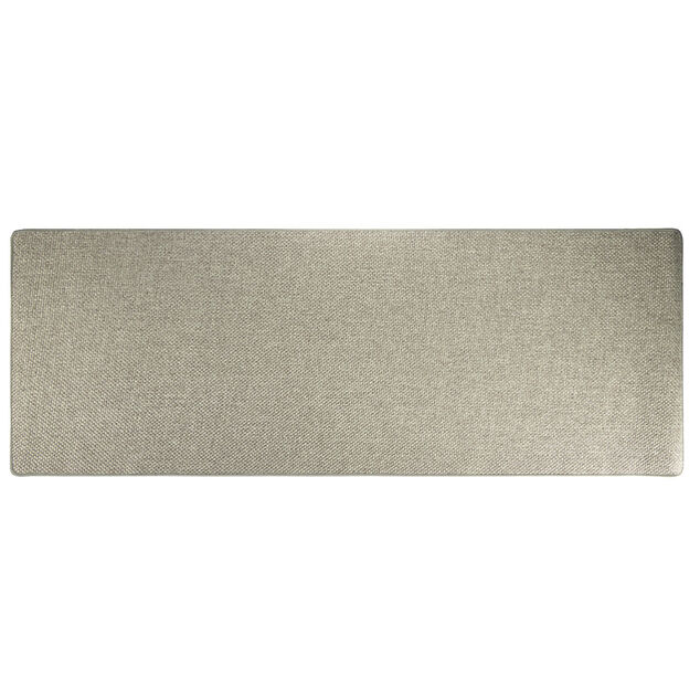Tapis de cuisine tissu bouclette marron 44x120cm