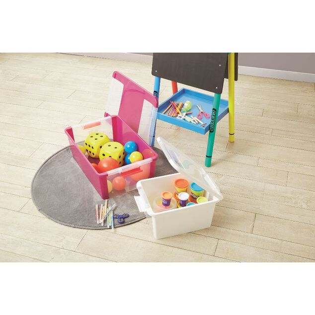 Bo&icirc;te de rangement 11 L blanc