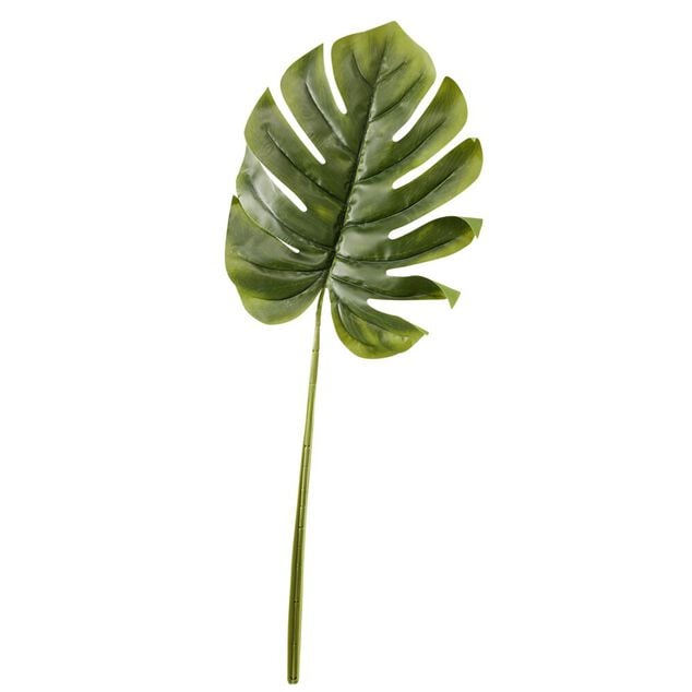Feuillage artificiel feuille de monstera 35x100cm