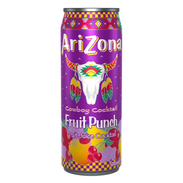 Canette boisson Arizona cocktail de jus de fruits 50cl