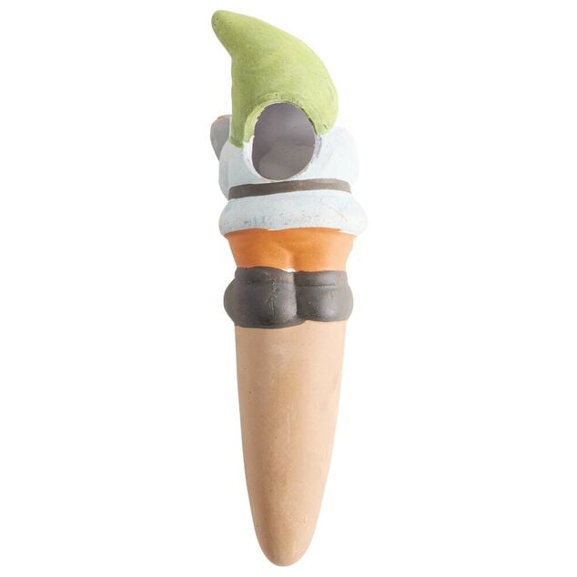 Goutteur arrosage plante figurine terre cuite &Oslash;5xH15cm (4 mod&egrave;les)